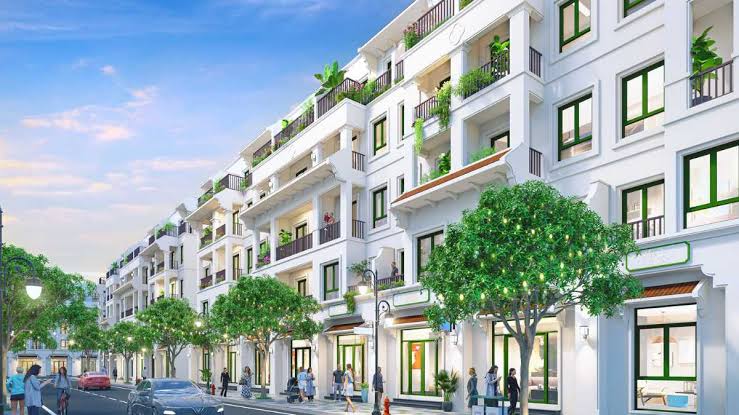 Cho thuê liền kề 80m², hướng Tây Nam, đối diện Vinschool tại tiểu khu Hoàng Gia