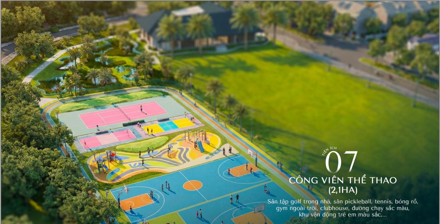 Công viên thể thao 2.1ha