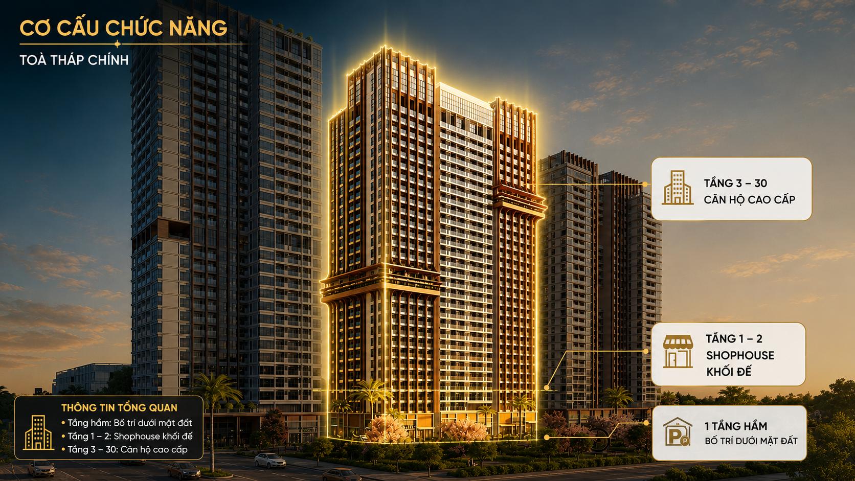 Mặt bằng TÒA F2