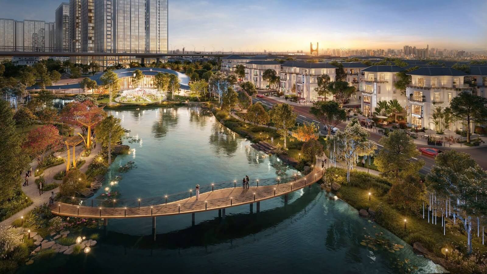 Đường đi bộ ven hồ