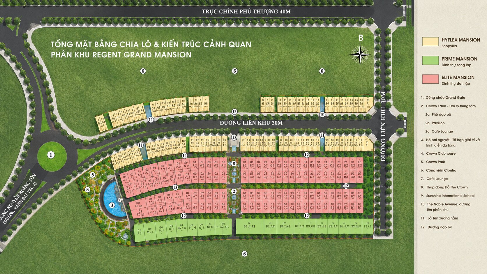 Mặt bằng Regent Grand Mansion