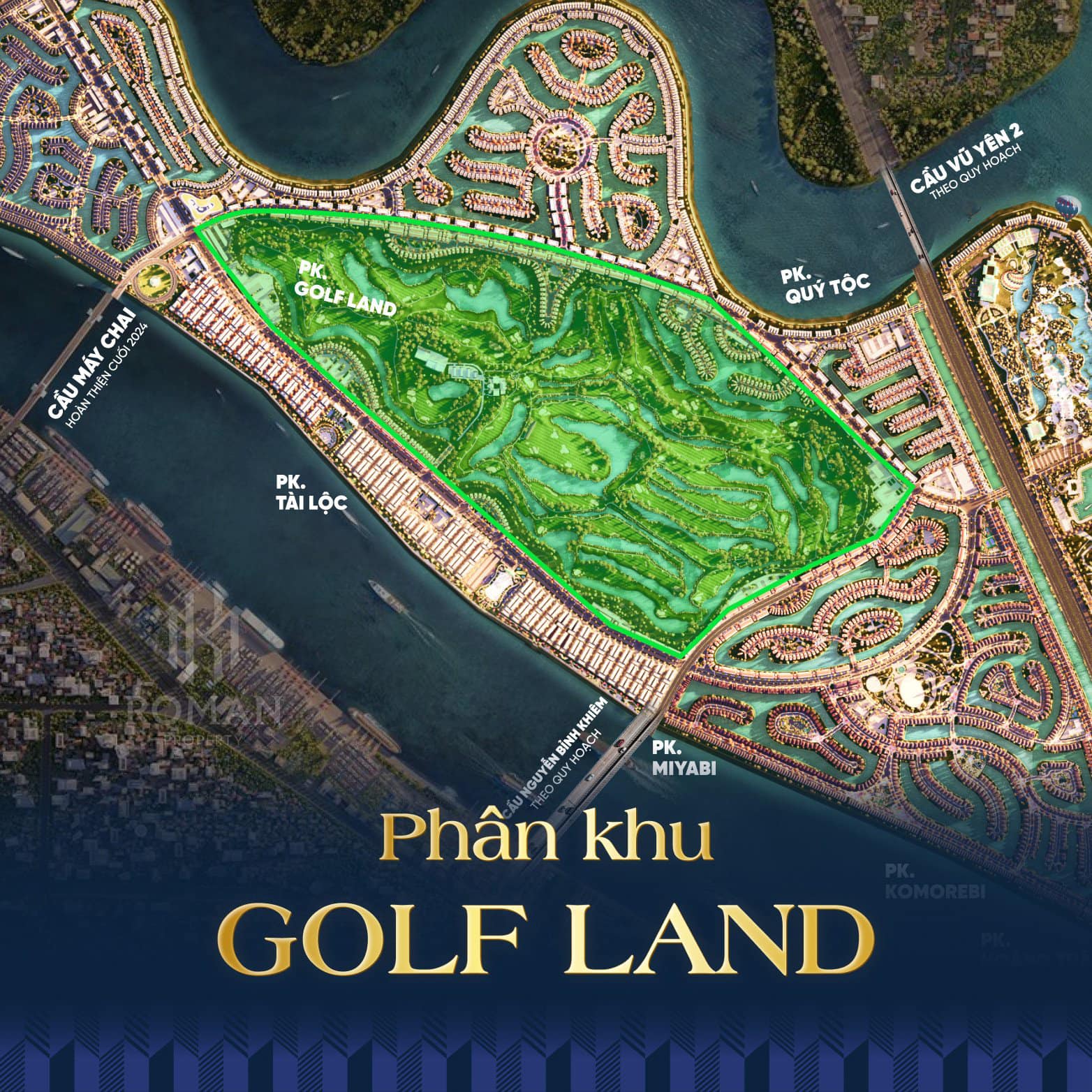 Mặt bằng Golf Land