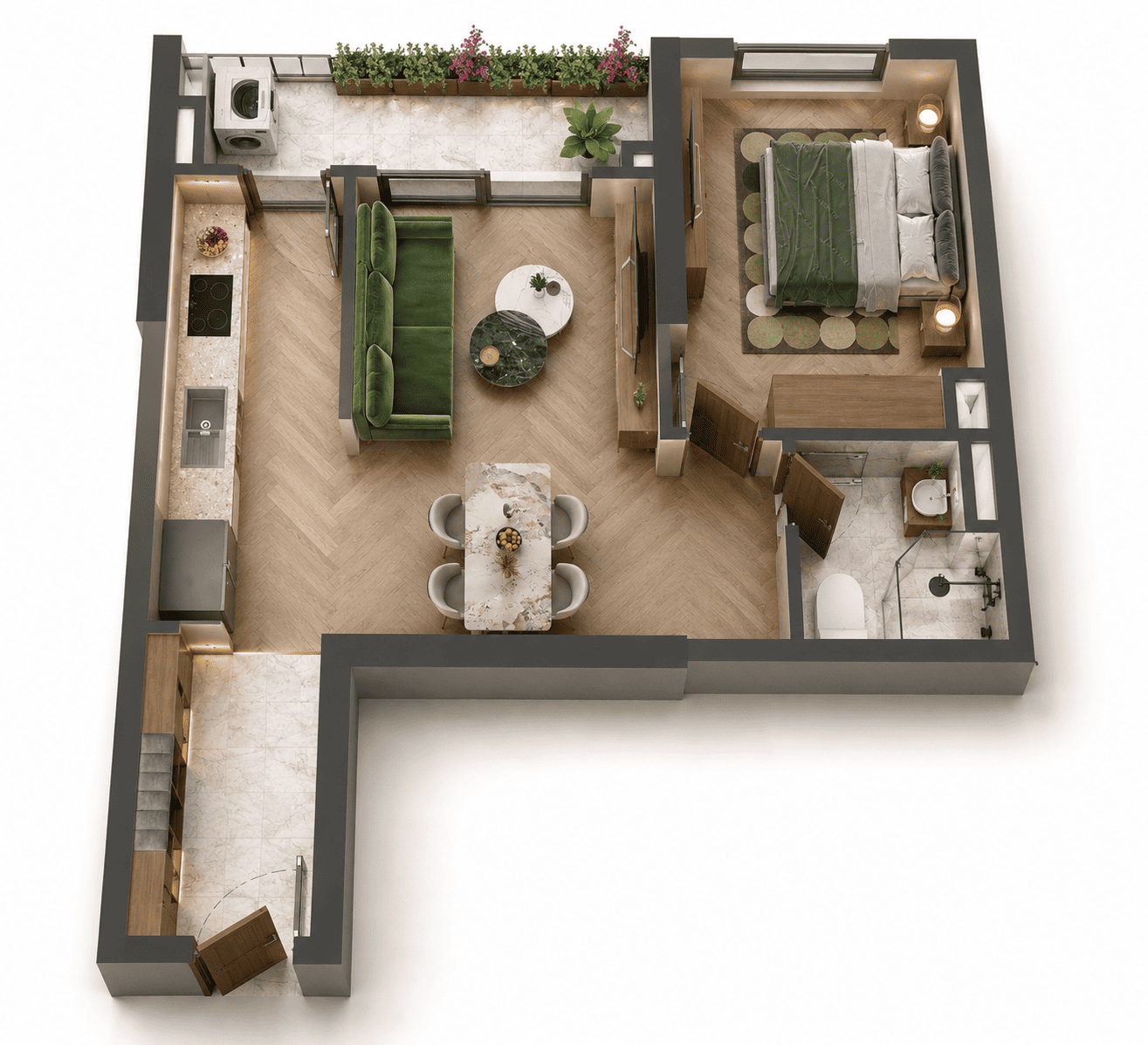 1BR