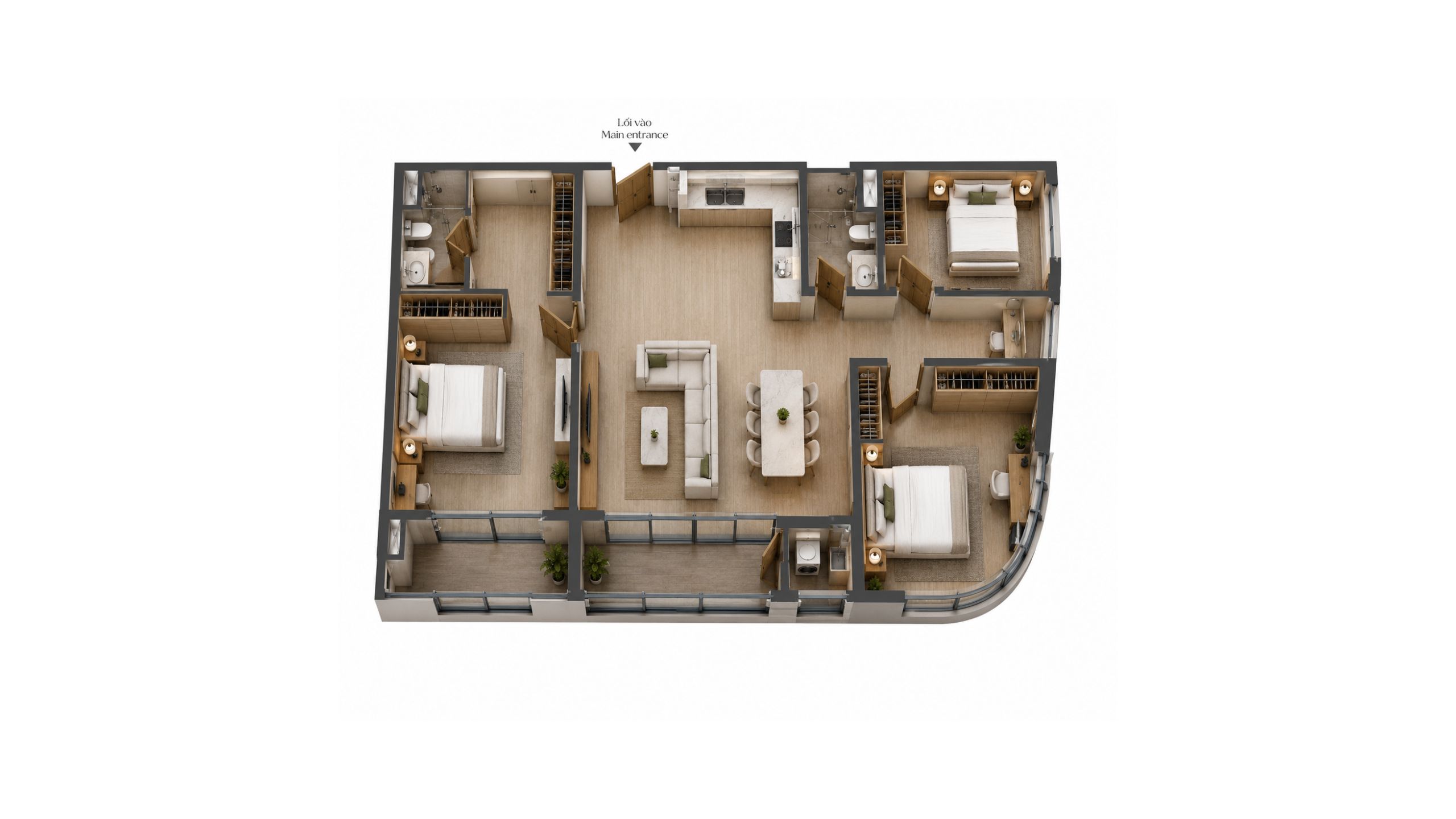 3BR+