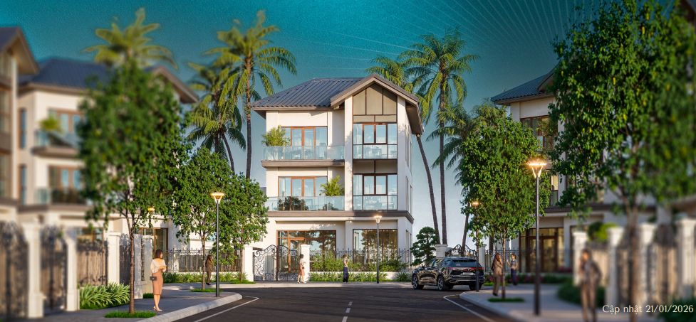 Biệt thự đơn lập và song lập